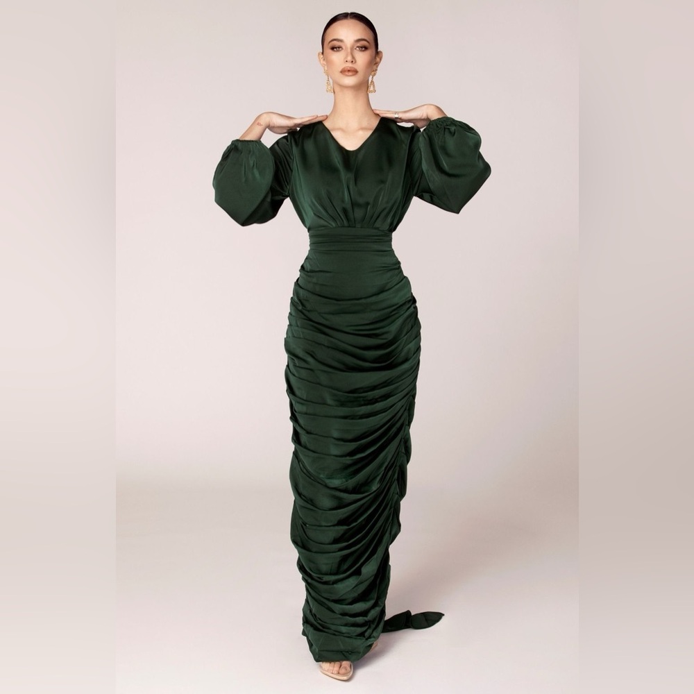 Beautiful Emerald Green Maxi Dress